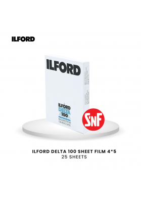 Ilford Delta 100 sheet film 4x5" (10.2x12.7cm) 25 Sheet